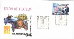 0244. Carta Barcelona 1994. Filbarna. Salon Filatelia - Briefe U. Dokumente