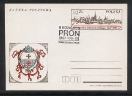 POLAND 1987 2ND PRON CONGRESS FOR REBIRTH OF POLAND COMM CANCEL ON PC COMMUNISM POLITICS SOCIALISM - Lettres & Documents