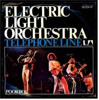 Single Vinyl, 7", 45 RPM  ,   Electric Light Orchestra ‎– Telephone Line  ,  Nr. 36254 AT  - Von 1977 - Rock