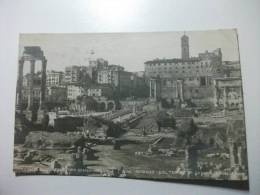 Roma Foro Italico Col Tempio  Di Castore E Polluce  Piccolo Formato Fotografico Ernesto  Richter Via Serpenti - Mehransichten, Panoramakarten