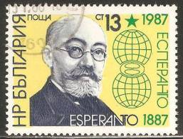 Bulgaria 1987 Mi# 3545 Used - L.L. Zamenhof / Creator Of Esperanto - Esperanto