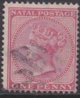 NATAL 1874 1d Dull Rose QV SG 66 U XS216 - Natal (1857-1909)