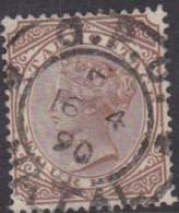 NATAL 1882 4d Brown QV SG 102 U XS221 - Natal (1857-1909)