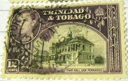 Trinidad And Tobago 1938 Town Hall San Fernando 12c - Used - Trinité & Tobago (...-1961)