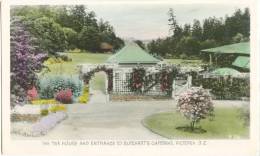 Canada, The Tea House And Entrance To Butchart's Gardens, Victoria, BC, Unused Gowen Sutton Real Photo Postcard [13021] - Victoria