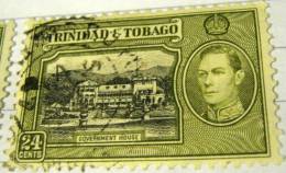 Trinidad And Tobago 1938 Government House 24c - Used - Trinidad En Tobago (...-1961)