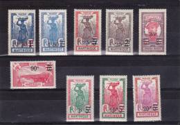 MARTINIQUE - 1924 - YVERT N°111/119 * MLH - COTE 2022 = 61 EURO - - Ongebruikt