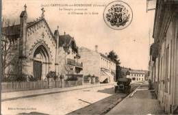 33.....GIRONDE.....CASTIL LON SUR DORDOGNE....LE TEMPLE PROTESTANT.....ECRITE.. ‹(•¿• )› - Altri & Non Classificati