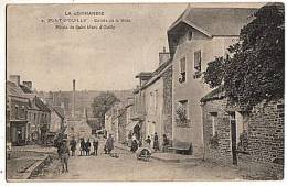 CPA 14 PONT D OUILLY - Entree De La Ville - Route De Saint Marc D Ouilly - Pont D'Ouilly