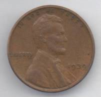 STATI UNITI 1 CENT 1939 - 1909-1958: Lincoln, Wheat Ears Reverse