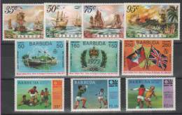 Great Britain Colony Barbuda Ships,soccer 1973-1977 MNH ** - Sonstige & Ohne Zuordnung