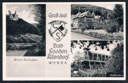 AK Bad Sooden-Allendorf Werra-Meißner-Kreis, Hessen, Schloß, Kurmittelhaus,Gradierwerk - Bad Sooden-Allendorf