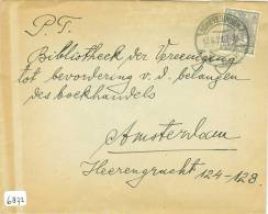 BRIEFOMSLAG Uit * 1921 *  NVPH  62 Van SCHEVENINGEN Naar AMSTERDAM (6872) - Covers & Documents