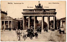 Berlin : Brandenburger Tor - Gate Of Brandebburg " The Chariat Of Victory " 1909 - Porta Di Brandeburgo