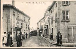 01....AIN.....MONTMERLE.. ..RUE DE LA FOIRE.....TRAIN.......ECR ITE... . . . ‹(•¿• )› - Non Classificati