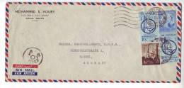 1959 Egitto Egypt U.A.R. Cover Air Mail To Kassel Germany UAR Cairo Petroleum - Briefe U. Dokumente