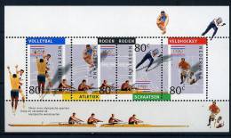 Pays-Bas ** Bloc N° 36 - J.O. D'Albertville (volley, Aviron, Poids, Patinage, Hockey) - - Unused Stamps