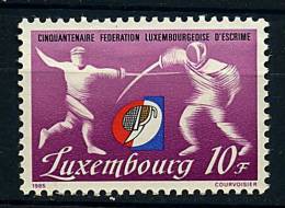 Luxembourg ** N° 1071 - Cinquant. De La Fédération D'escrime - - Unused Stamps