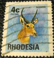 Rhodesia 1974 Reedbuck 4c - Used - Rhodesien (1964-1980)