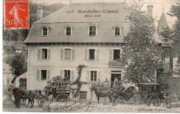 15...CANTAL....MANDAILLES......HOTEL DOLY......... EC R ITE... . . . ‹(•¿• )› - Andere & Zonder Classificatie