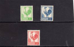 FRANCE FRANCIA 1944 GALLO COQ ROOSTER MNH - 1944 Coq Et Maríanne D'Alger