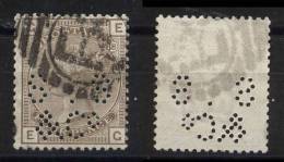 Grossbritannien Great Britain Mi# 61 Gest M€ 32,- Perfin - Used Stamps