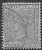 NATAL 1882 3d Grey QV SG 101 FU XS222 - Natal (1857-1909)