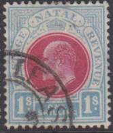 NATAL 1902 1/- KEVII SG 136 U XS234 - Natal (1857-1909)