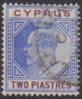 CYPRUS 1904 2pi Blue & Purple KEVII SG 65 U XT145 - Cyprus (...-1960)