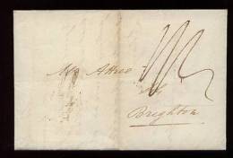 Great Britain 1814 Cover Badford To Brighton - ...-1840 Préphilatélie