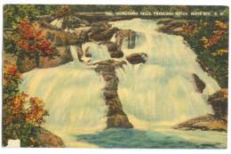 USA, Georgiana Falls, Franconia Notch, White Mts, NH, Dated Unused Linen Postcard [13047] - White Mountains