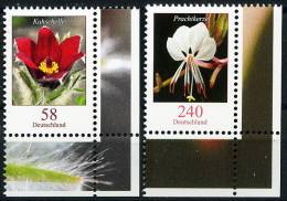 BRD - Michel 2968 / 2969 - ** Postfrisch Eckrand Unten Rechts - 58-240C Blumen - Unused Stamps