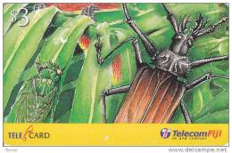 Fiji, FIJ-R-?, $3, Taveuni Rainforest, Beetle, (99274), 2 Scans - Fiji