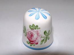 Dé à Coudre En Porcelaine - ROSE - D10 - Vingerhoeden