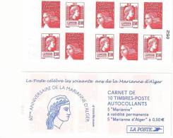 CARNET NEUF LES  60 ANS DE LA MARIANNE D'ALGER N° 1512  COTE 32 EUROS. - Moderne : 1959-...