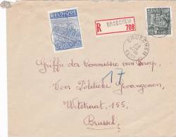 768+771 Op Brief Aangetekend Met Stempel BROECHEM (VK) - 1948 Exportación