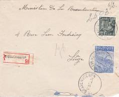 768+771 Op Brief Aangetekend Met Stempel 'S GRAVENVOEREN (VK) - 1948 Exportación