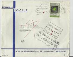 == NL SST 1970  Adresse Incomplet , Zurück - Storia Postale