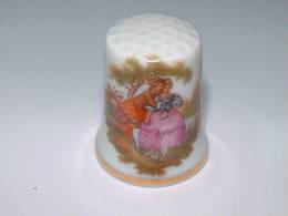 Dé à Coudre En Porcelaine - COUPLE 2 - D16 - Thimbles