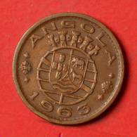 ANGOLA  1  ESCUDOS  1963   KM# 76  -    (1297) - Angola