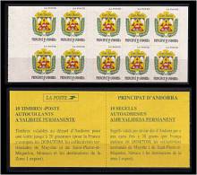 ANDORRE Francais 1998 - Armoirie Comu Ordino - Carnet Neuf (Yvert C8 (2x5 502)) - Unused Stamps