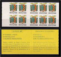 ANDORRE Francais 1999 - Armoirie Comu Massana - Carnet Neuf (Yvert C9 (2x5 512)) - Unused Stamps
