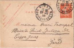 Cartes-lettres N° 5 - Nimes 29.11.1914 - Cartoline-lettere