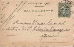 Cartes-lettres N° 31 - Orange 27.01.1918 - Kartenbriefe