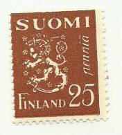 1930 - Finlandia 144 Ordinaria C2015 - Ungebraucht