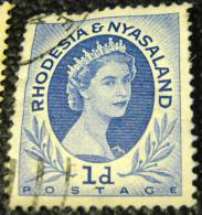 Rhodesia And Nyasaland 1954 Queen Elizabeth II 1d - Used - Rodesia & Nyasaland (1954-1963)