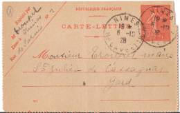 Cartes-lettres N° 35 - Nimes 06.10.01928 - Letter Cards