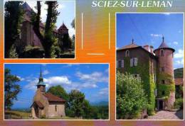 74 SCIEZ SUR LEMAN Chateau De Coudree Chapelle De Chavannex Tour De Marignan, Sur La Rive Du Lac Leman - Sciez