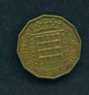 GREAT BRITAIN  -  1963  3 Pence  Circulated As Scan - Autres & Non Classés