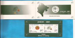 2007 X  139-40 EUROPA CEPT MONTENEGRO CRNA GORA SCOUTS BOOKLET MNH - 2007